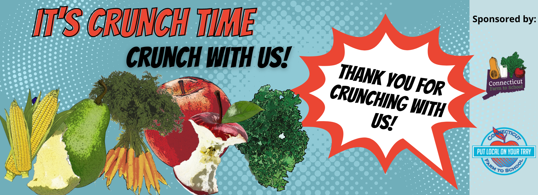 Thank you for crunching with us banner