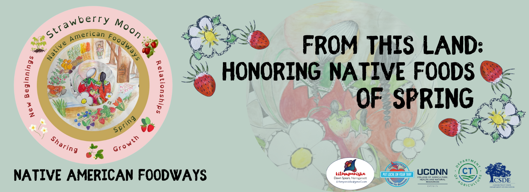 Native American Foodways Spring Banner